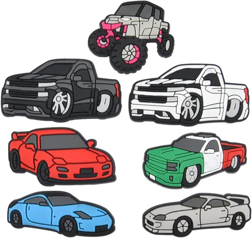 Miniatura 3 de Beamandi 30,50,100pcs of Pack Cartoon Shoe Charms Men Women Shoes Decoration for Kids Boys Girls Birthday Gifts
