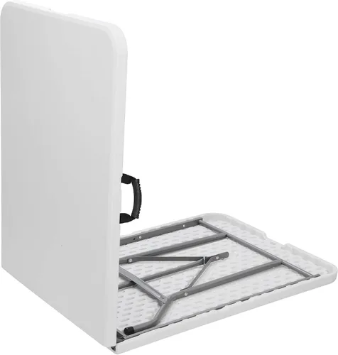 Miniatura 8 de ZENY Mesa plegable de 6 pies, mesa portátil de picnic, mesa de plástico para picnic interior y exterior, mesa para fiestas, camping, mesa plegable