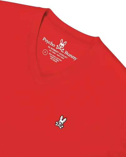 Miniatura 2 de Psycho Bunny Camiseta de manga corta con cuello en V para hombre