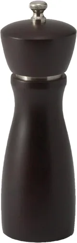 Winco Molinillo de pimienta Maestro de 6 pulgadas, acabado espresso moderno