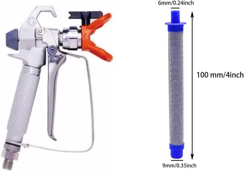 Miniatura 2 de Paquete de 10 filtros de pistola pulverizadora sin aire 288749 de malla 60 compatibles para pistolas de pulverización de filtro modelos SG10, SG20
