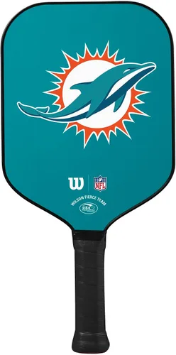 Miniatura 23 de Wilson NFL Collection - Palas de pickleball Fierce Team, tamaño de agarre 2-4 1/4 pulgadas