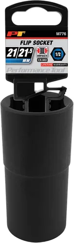 Miniatura 7 de Performance Tool M776 - Llave de impacto reversible de 1/2 pulgada de 21/21.5 mm - Herramienta de servicio pesado para mecánicos eficientes