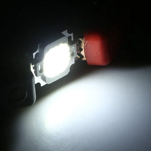 Miniatura 2 de TOPINCN Chip COB SMD, 10 unidades, 10 W, LED cálido o frío, chip SMD COB DC 9-12V para lámpara de inundación, bombilla de repuesto, cuentas