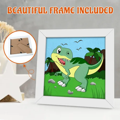 Miniatura 5 de Pintura por números para niños de 8 a 12 años, kits de pintura acrílica fácil por números para niñas y niños adultos con marco de madera, kits