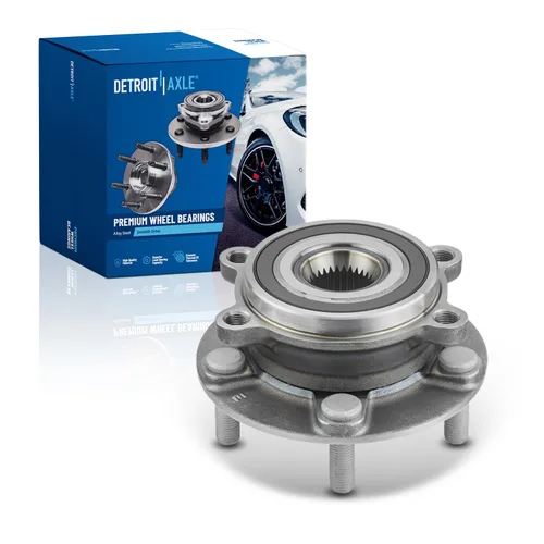 Miniatura 34 de Detroit Axle - Buje de rodamiento de rueda delantera 4WD para Ford F-250 F-350 Super Duty 2003-2004, Excursion 2003-2005, reemplazo del conjunto