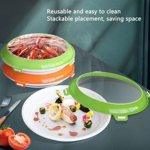 Miniatura 9 de Bandeja de conservación de alimentos, plástico TPU de grado alimenticio, bandejas reutilizables para almacenamiento de alimentos, bandejas apilables