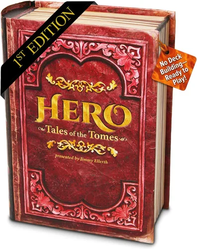 Hero: Tales of The Tomes - por Tomekeeper Entertainment - Juego de cartas de batalla para adolescentes y adultos - Baraja comunitaria - Sin