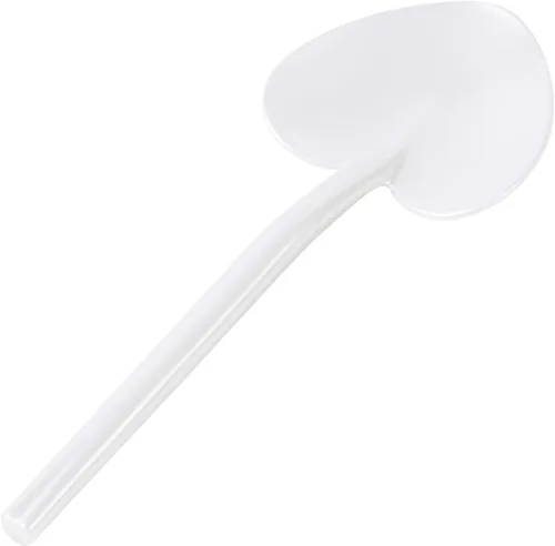 Miniatura 14 de Restaurantware Cucharas de corazón de 3.5 pulgadas x 1.25 pulgadas, 500 mini cucharas de plástico desechables, en forma de corazón para postres