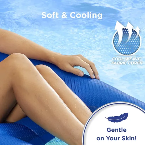 Miniatura 6 de Aqua Campania Ultimate 2-in-1 Pool Float Lounge – Extra Large – Inflatable Pool Floats for Adults with Adjustable Backrest & Cupholder Caddy
