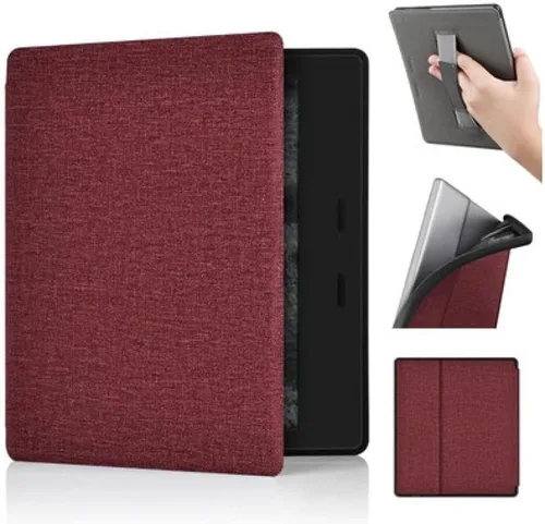 Miniatura 12 de Funda para Kindle Oasis de 7 pulgadas, 10ª generación, versión 2019 [modelo No: S8IN40] con correa de mano y apagado y encendido automático, fundas