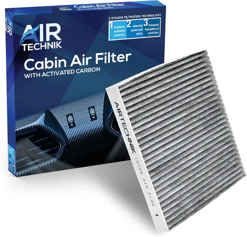 Miniatura 10 de AirTechnik CF10729 - Filtro de aire de cabina con carbón activado (paquete de 2) Compatible con Chrysler 200, Cirrus, Sebring, Dodge Avenger