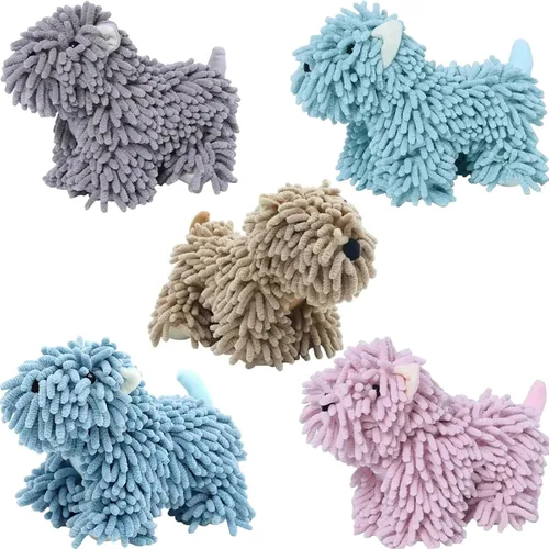 Miniatura 16 de Toalla de mano de chenilla, toalla de bola de chenilla suave y absorbente, toallas de microfibra para baño (01)