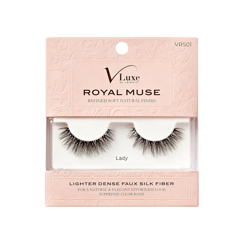VLuxe - Pestañas postizas, pestañas de tira Royal Muse, pestañas lujosas y esponjosas, volumen y rizo súper naturales, ligeras y cómodas (mujer)