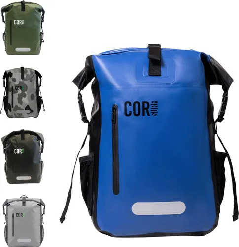 Miniatura 11 de COR Surf Mochila impermeable con funda para laptop Senderismo resistente, mochila seca para kayak Cierre enrollable (camuflaje de 40 litros)
