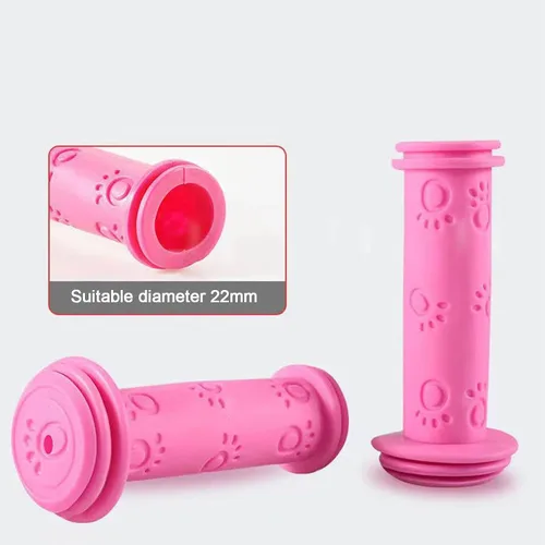 Miniatura 5 de 2 pares de empuñaduras para manillar de bicicleta, empuñaduras de goma antideslizantes para BMX/MTB/niños y niñas Scooter Bicicletas Grips