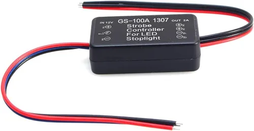 Miniatura 3 de Fydun Controlador estroboscópico vehículo GS-100A 1307 LED freno luz de parada estroboscópica flash módulo controlador AP