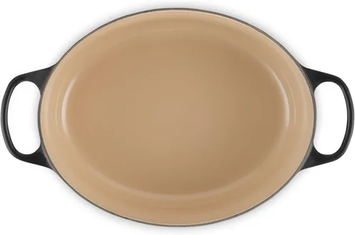 Miniatura 3 de Le Creuset - Olla holandesa ovalada de hierro fundido esmaltado, de 6.75 cuartos de galón, color regaliz