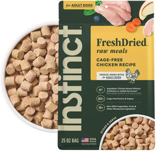 Miniatura 16 de Instinct Comidas crudas liofilizadas, alimento seco natural para perros, sin granos, cordero alimentado con hierba, bolsa de 24 onzas