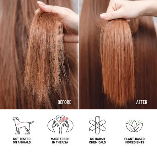 Miniatura 6 de Just Nutritive Champú, 16 onzas líquidas, protege el color para cabello teñido con sulfato, parabenos, silicona, libre de crueldad, hecho a mano