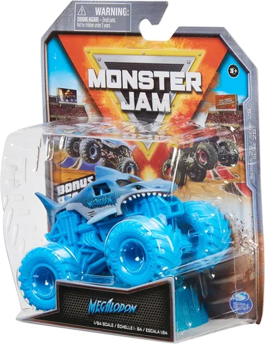 Miniatura 5 de Monster Jam Camión fundido a troquel 1:64 Spin Master 2022 con accesorio adicional: Megalodon Hyper Fueled