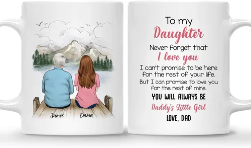 Miniatura 19 de Gossby Taza personalizada para padre - Regalos para padre, regalos para padre, mejores tazas de café para padre, taza personalizada para papá. Padre