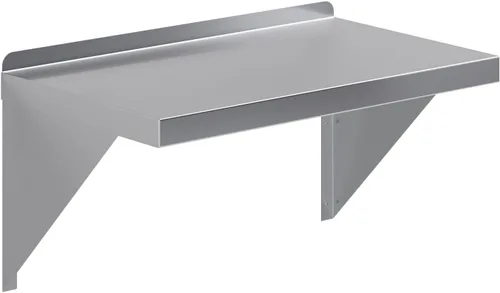 Miniatura 18 de AmGood Estante de pared de acero inoxidable de 18 x 72 pulgadas Estantería de metal para electrodomésticos y equipos Cocina, restaurante