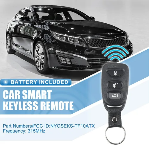 Miniatura 2 de X AUTOHAUX 4 botones de entrada sin llave de coche control remoto llavero de proximidad Smart Fob NYOSEKS-TF10ATX para Kia Optima 2011-2013 315MHz