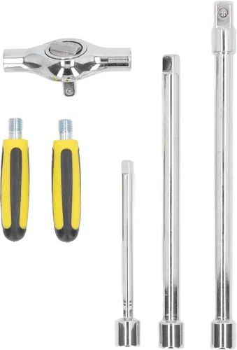 Miniatura 8 de Zerodis Llave de trinquete ajustable con mango en T, llave de trinquete de liberación rápida en T, llave de trinquete ajustable tipo T de una mano