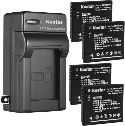 Miniatura 7 de Kastar Cargador de batería de pared AC para Panasonic Lumix DMC-TS25, Lumix DMC-TS30, Lumix DMC-FH2, Lumix DMC-FH4, Lumix DMC-FH5, Lumix DMC-FH6