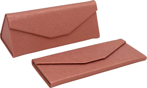 Miniatura 166 de Real Sic Funda para lentes de sol para hombres y mujeres, soporte magnético plegable para lentes de sol, inspirado en el color sólido