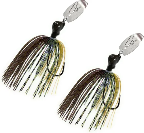 Miniatura 10 de Reaction Tackle Cabezales de plantilla de hoja rompedora de tungsteno para pesca, paquete de 2 plantillas de pesca para lubinas grandes y pequeñas