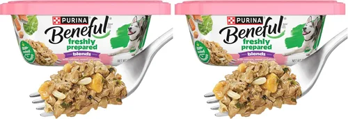 Miniatura 14 de Purina Beneful Freshly Prepared Blends - Paquete variado de alimentos húmedos para perros con carne de res, pollo o cordero, (paquete de 12) tubos