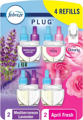 Miniatura 13 de Febreze Ambientador enchufable, repuesto de aceite perfumado que combate el olor, para el hogar, el baño y la cocina, de larga duración, gana brisa