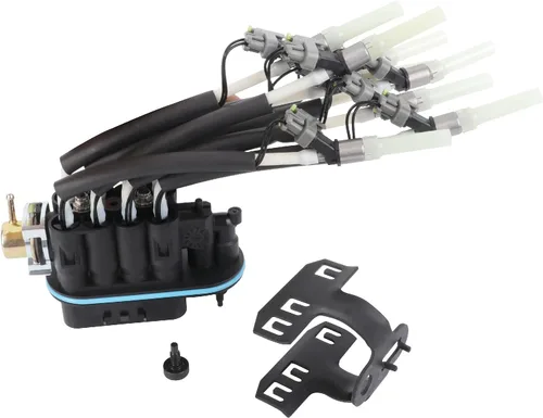Miniatura 8 de Inyector Spider de Combustible de 6 Cilindros con Soporte, Kit de Inyector de Combustible Compatible con Chevy GMC Pickup 4.3L Reemplazo #FJ503
