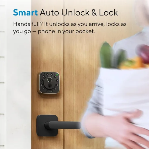 Miniatura 6 de ULTRALOQ Bolt - Cerraduras inteligentes WiFi para puerta delantera con sensor de puerta, funciona con Apple Home, Alexa, Google