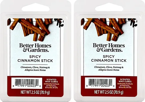 Miniatura 13 de Better Homes and Gardens - Cubos de cera perfumados de 2.5 onzas, paquete de 2 (pastel de calabaza especiado)