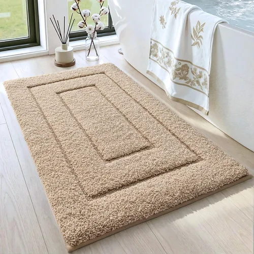 DEXI - Alfombra de baño antideslizante, absorbente, de alta calidad, lavable a máquina, cómoda alfombra para cuarto de baño