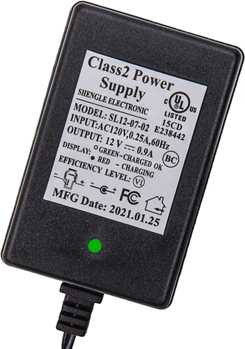 Miniatura 2 de Cargador de batería con indicador Swith de 12 voltios para juguete de paseo, 12V0.9A para niños, adaptador de corriente de batería, orificio redondo