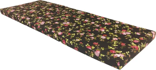 Miniatura 5 de D&D Futon Furniture Camas de espuma de triple pliegue, cama plegable Shikibuton para colchón para ahorrar espacio, 3 x 27 x 75 pulgadas, color rojo