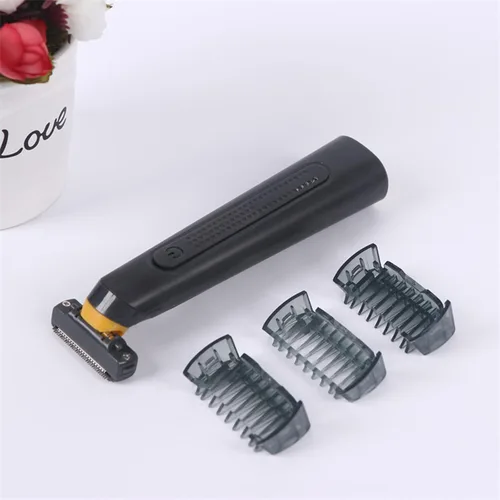 Miniatura 8 de Afeitadoras de papel de aluminio para hombre, afeitadora eléctrica híbrida y recortadora de barba para hombres con peine facial 4 en 1 y kit