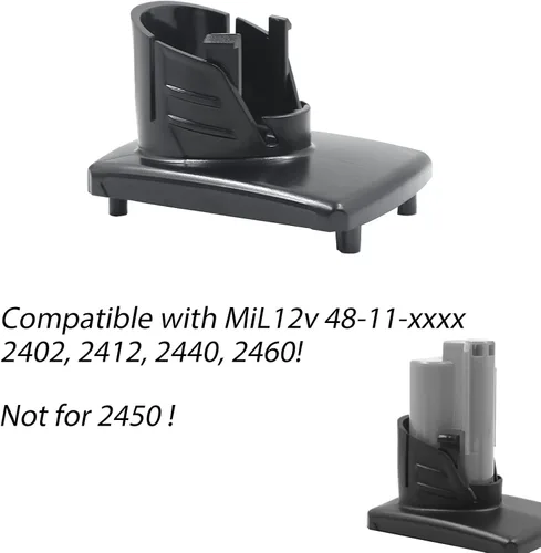 Miniatura 4 de Carcasa de batería compatible con Milwaukee M12, carcasa de plástico, kit de reparación de repuesto para M12 48-11-2460 48-11-2450 48-11-2402