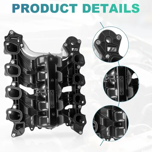Miniatura 5 de Colector de admisión de motor con juntas compatible con Ford E-150 2010-2014 para Ford F-150 2010 2011 2012 2013 2014 para Ford F-150 2009 2010