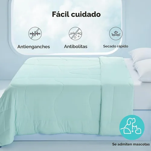 Miniatura 9 de Bedsure Edredón refrescante tamaño Queen, mantas refrescantes para durmientes acalorados, edredón ligero para verano con tecnología fresca de doble