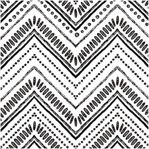 Miniatura 10 de HAOKHOME Papel tapiz con textura geométrica bohemia en blanco y negro, moderno, para decoración de baño, 17.7 pulgadas x 9.8 pies