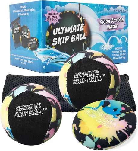 Miniatura 11 de Activ Life - Pelotas de agua más grandes de 3 pulgadas, pelota de rebote de agua para piscina, juguetes de playa para amigos, familia, niños