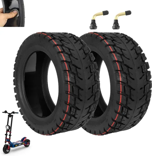 100/65-6.5 Neumático sin cámara para todo terreno para VSETT 11+/Zero 11X/Dualtron para accesorios de scooter eléctrico de 11 pulgadas, neumáticos 2