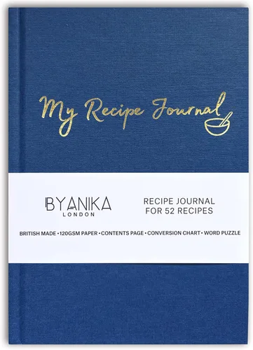 Miniatura 11 de Libro de recetas en blanco para escribir en tus propias recetas, diario de recetas personales de tapa dura, cuaderno de recetas My Family Cookbook