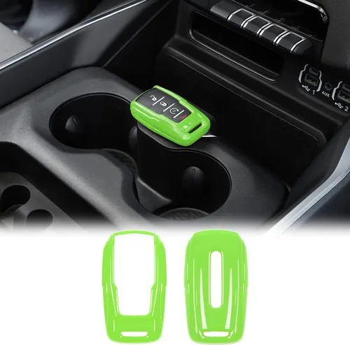 Miniatura 14 de Funda de llavero ABS para Dodge RAM 1500 2500 3500 2018-21023, carcasa protectora de llavero inteligente sin llave (azul)