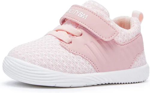 BMCiTYBM Zapatos para caminar de malla transpirable para bebés, niños y niñas, ligeros, antideslizantes, para primeros pasos, 6, 9, 12, 18, 24 meses
